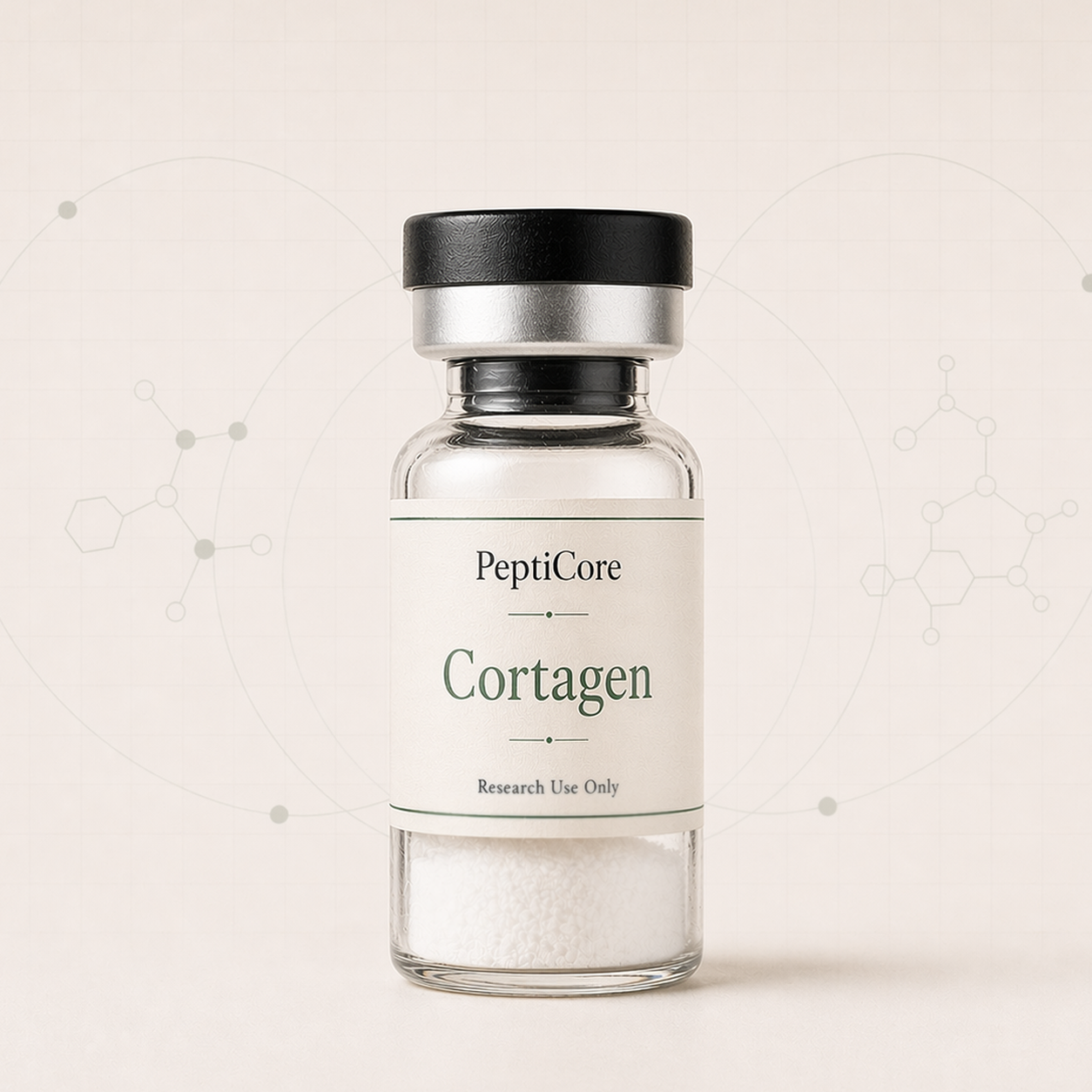 Cortagen research-use series vial