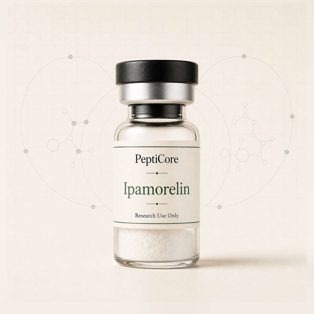 Ipamorelin research-use series vial