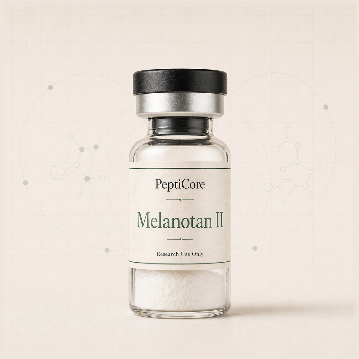 Melanotan II research-use series vial